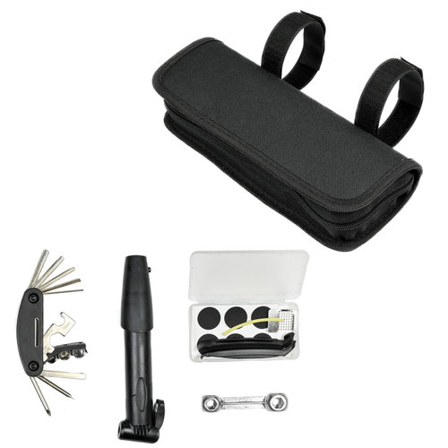 Benson Fiets Reparatieset in Tas - Deluxe - 16 delig Benson Fiets Reparatieset in Tas - Deluxe - 16 delig