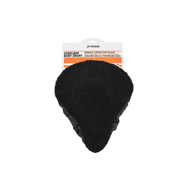 Benson Zadeldek - Imitatie schapenvacht - Comfortabel en duurzaam - Zwart