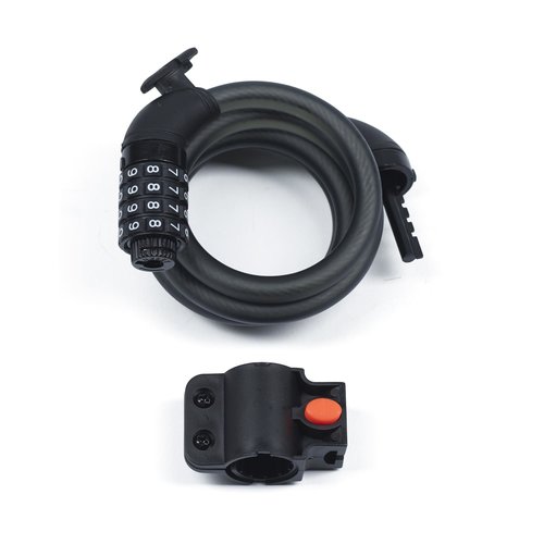 Xolid Kabelslot - Cijferslot - 4 Cijferig - Ø 12 mm - 120 cm - Zwart Xolid Kabelslot - Cijferslot - 4 Cijferig - Ø 12 mm - 120 cm - Zwart
