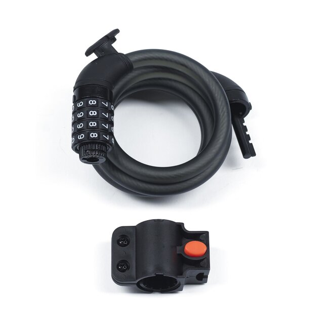 Xolid Kabelslot - Cijferslot - 4-cijferig - Ø 12 mm - 120 cm - Zwart