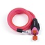 Xolid Kabelslot - Flexibel en Slagvast - 120 cm - Roze - Inclusief 3 Sleutels