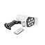 Hofftech Dummy camera wandlamp - LED - zonne-energie - bewegingssensor - 1200 mAh batterij - waterdicht