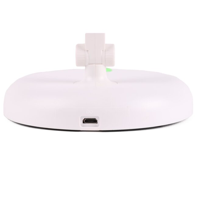 Benson Opvouwbare LED-lamp - 18 SMD LED's - Verstelbare lampkop - Wit - USB en batterijvoeding