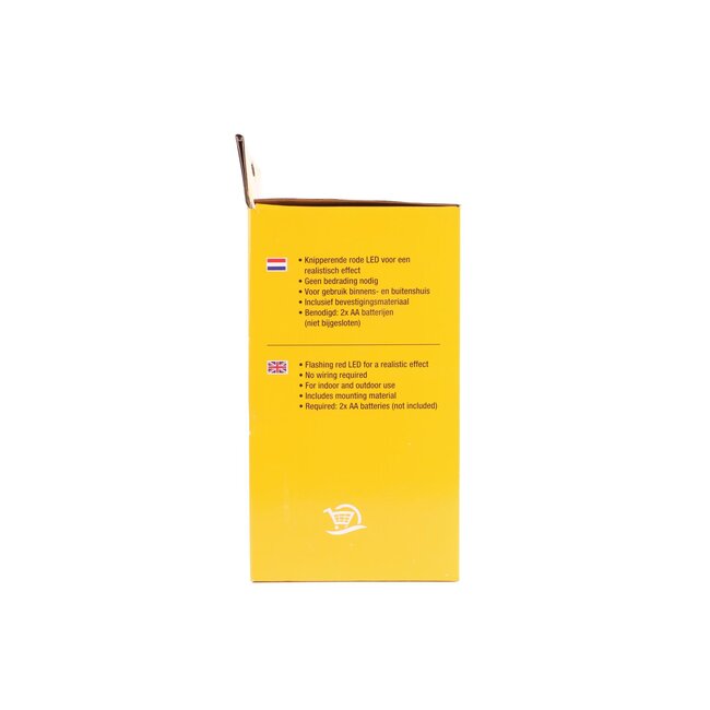 Benson Dummy beveiligingscamera - knipperende LED - dome model - binnen en buiten