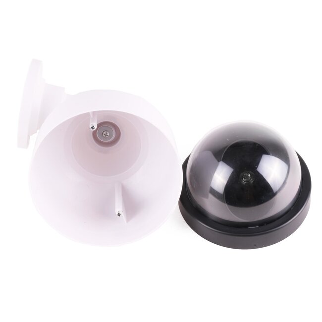 Benson Dummy beveiligingscamera - knipperende LED - dome model - binnen en buiten