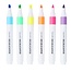 Top Write Markeerstiften - Geschuinde Punt - Waterbasis - 6 Kleuren - 6 Stuks