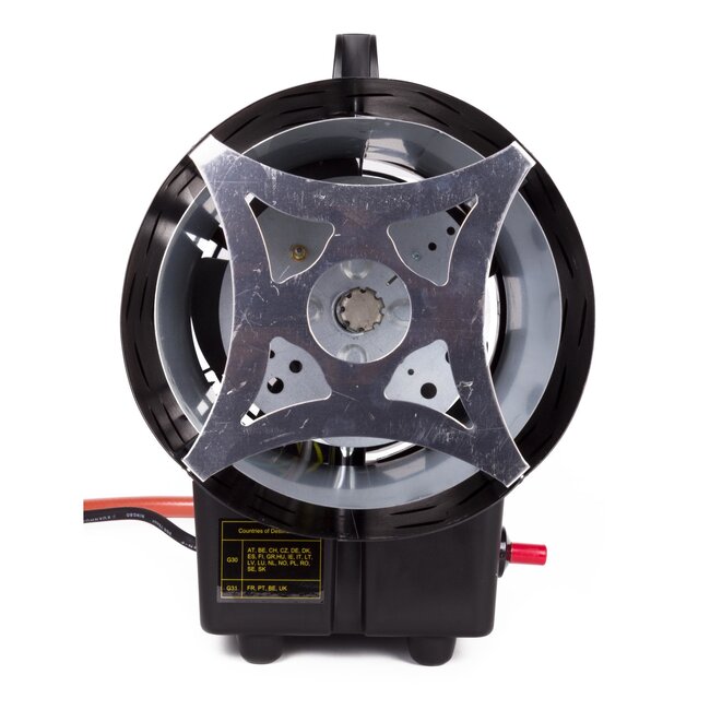 Hofftech Krachtige mobiele gasheater - 15 kW - oververhittingsbeveiliging - ideaal voor bouwplaatsen en evenementen