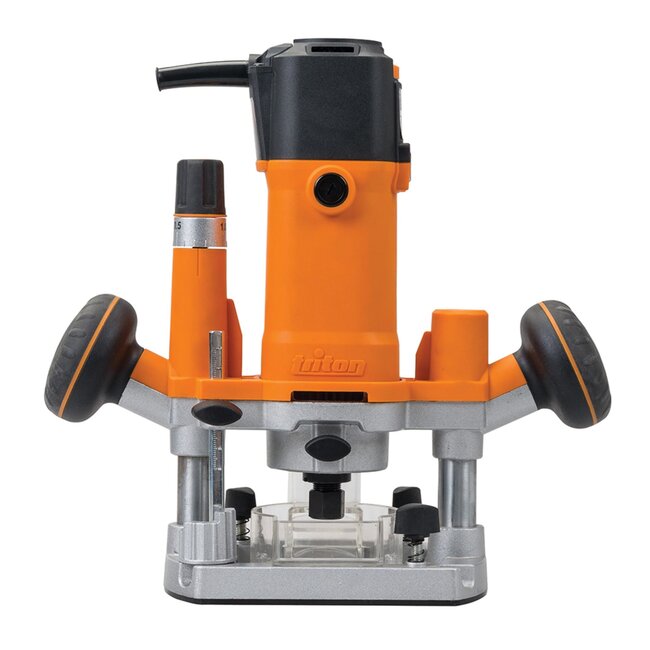 Silverline Bovenfrees - metaal/kunststof - variabele snelheid en zachte start - 0-40 mm diepte - zwart - 880 W - precisiewerk