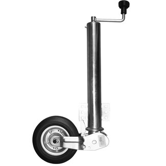 Benson Opklapbaar neuswiel met vetnippel - 60 mm buis - 200 x 60 mm - 400 kg draagvermogen