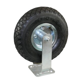 Benson Robuust bokwiel - luchtband - 70 kg draagkracht - verzinkt staal - 260 mm diameter