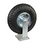 Benson Robuust bokwiel - luchtband - 70 kg draagkracht - verzinkt staal - 260 mm diameter