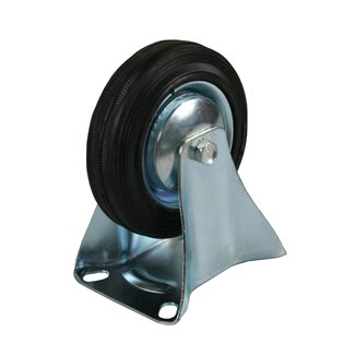 Benson Bokwiel - 200 mm - Slijtvast rubber - Draagvermogen 205 kg - Verzinkt staal