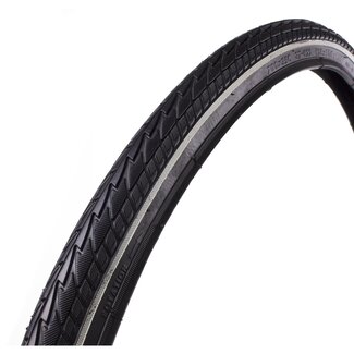 Benson Retro buitenband - Zwart met witte bies - 28 inch - Stijlvol en duurzaam