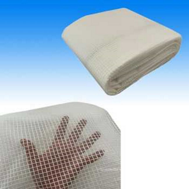 Benson Stevig dekzeil - 4 x 5 meter - Transparant wit - Bevestigingsgaten - Verstevigd - Op maat te knippen