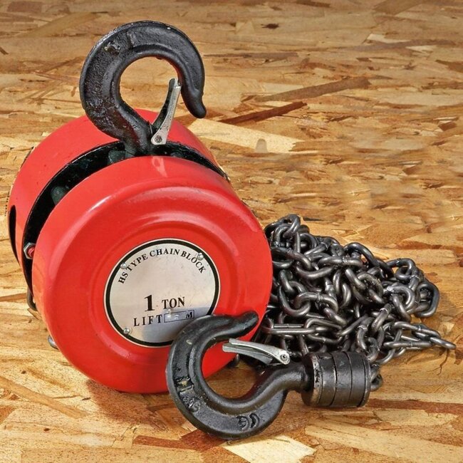 Benson Kettingtakel - 1000 kg - 2,5 meter hefhoogte - robuuste ketting