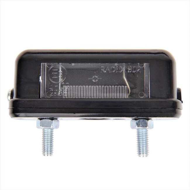 Benson Kentekenverlichting - Kunststof - 83 x 33 mm - Zwart - Eenvoudige installatie