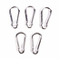 Benson Set karabijnhaken - Ø 8 x 80 mm - zilver - 5 stuks