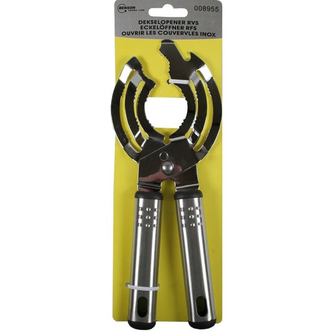 Benson Dekselopener - Allesopener - RVS - Vaatwasmachinebestendig - 10-100 mm
