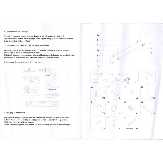 REA Inkortbaar handdoekrek met planchet - glans goud - 120 cm - luxe badkameraccessoire