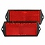 Benson Rechthoekige reflector - 100 x 40 mm - rood - 2 stuks - E-keur