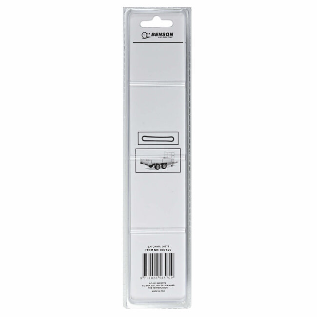 Benson Borgrubber - Spanrubber - Duurzaam - 20 cm - Zwart - Set van 2