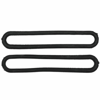 Benson Borgrubber - Spanrubber - Duurzaam - 20 cm - Zwart - Set van 2