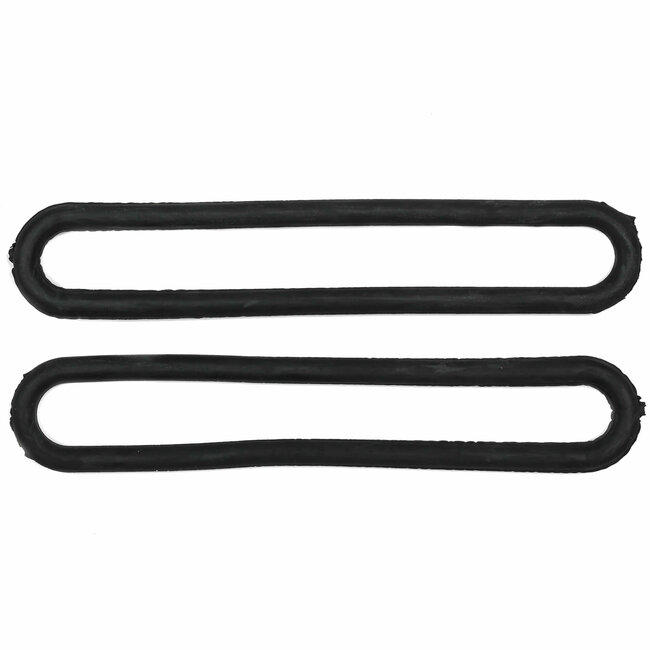 Benson Borgrubber - Spanrubber - Duurzaam - 20 cm - Zwart - Set van 2