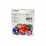 Benson Set van 20 kleurrijke universele sleutelringen - rood, groen, oranje, blauw