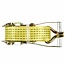 Hofftech Spanband met ratel en haak - 0.5 meter - 5 ton - geel