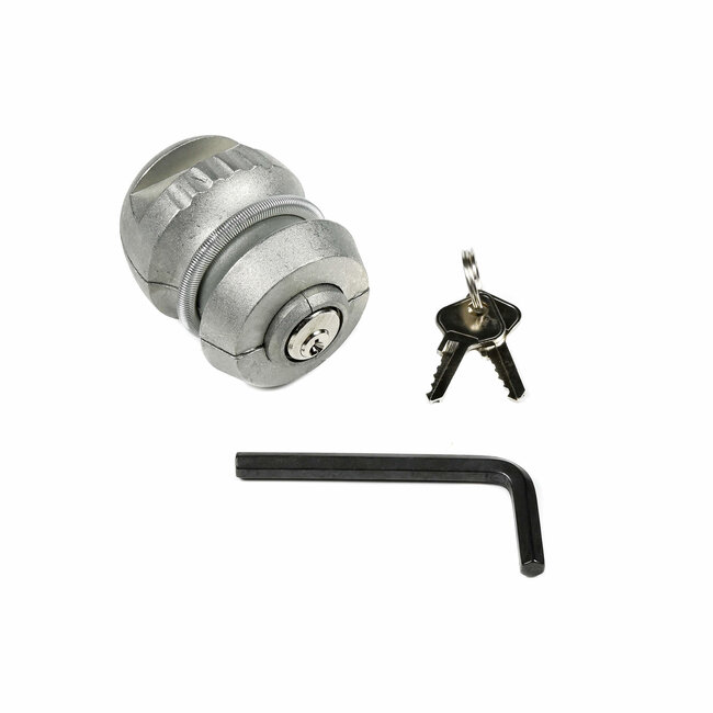 Benson Kogelvormig disselslot - 50 mm koppeling - Weerbestendig zinklegering - Inclusief 2 sleutels