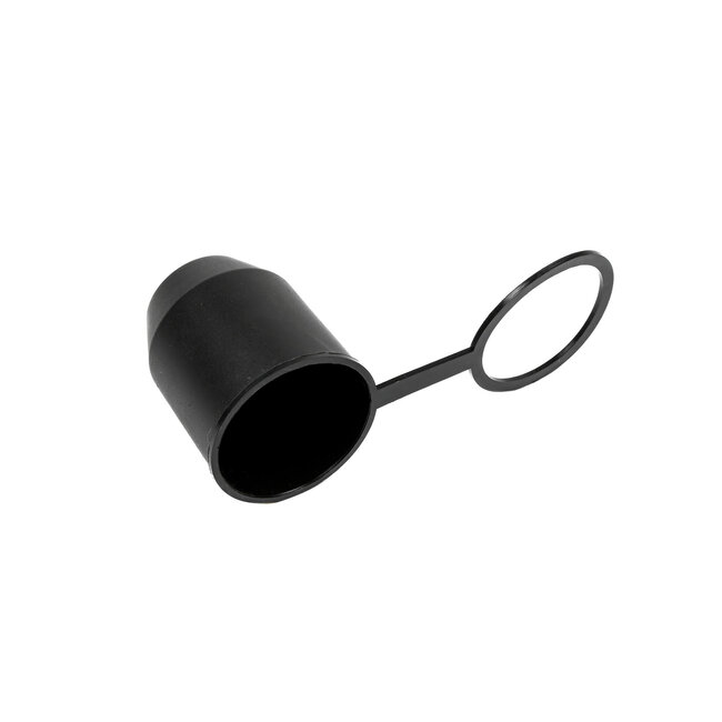 Benson Trekhaakdop PVC met Ring - Zwart - 55 mm