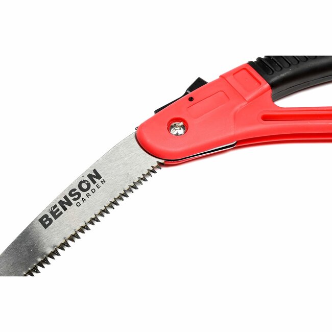 Benson Opklapbare snoeizaag - 17,5 cm blad - Geharde zaagtanden - Veilig opbergen