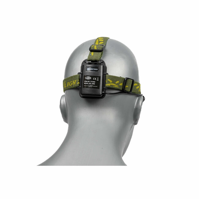 Hofftech Verstelbare LED-hoofdlamp - 3 Watt - Bewegingssensor - 100 lumen - Wit licht