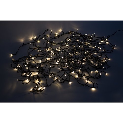 Benson LED Lichtsnoer Diamant - Warm Wit - 200 LED - 25 meter - IP44 Benson LED Lichtsnoer Diamant - Warm Wit - 200 LED - 25 meter - IP44