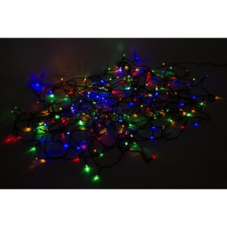 Benson Lichtsnoer - 200 gekleurde LED's - 24 meter - timer en dimmer - IP44