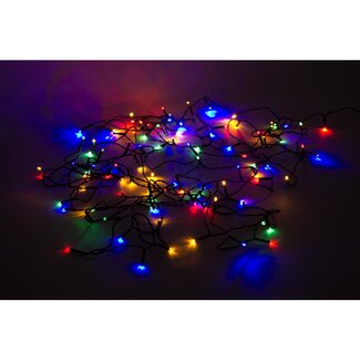 Benson Lichtsnoer - 100 gekleurde LED's - 11.2 meter - IP44 - Binnen en buiten gebruik Benson Lichtsnoer - 100 gekleurde LED's - 11.2 meter - IP44 - Binnen en buiten gebruik