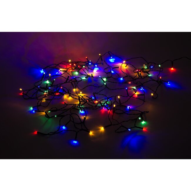 Benson Lichtsnoer - 100 gekleurde LED's - 11.2 meter - IP44 - Binnen en buiten gebruik