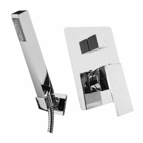 REA Rainforce Inbouwmengkraan met Handdoucheset - Chroom REA Rainforce Inbouwmengkraan met Handdoucheset - Chroom