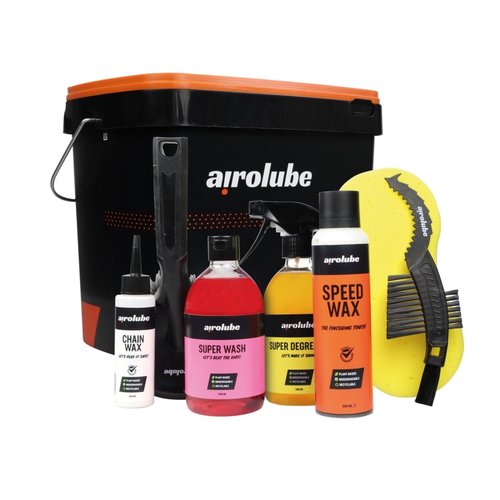 Airolube Fiets Onderhoudsset Wax - Duurzaam - Biologisch - 8 delig Airolube Fiets Onderhoudsset Wax - Duurzaam - Biologisch - 8 delig