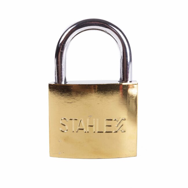 Stahlex Hangslot - Inclusief 3 sleutels - 50 mm - Gehard staal - Automatisch sluitend