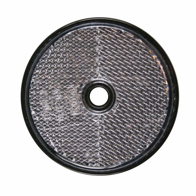 Benson Ronde reflector met schroefbevestiging - wit - 60 mm - E4-gekeurd