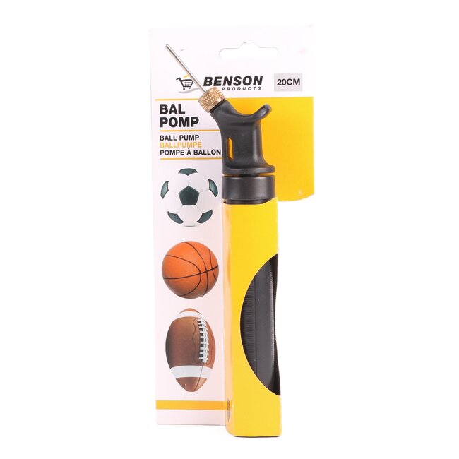 Benson Ballenpomp - Double Action - Inclusief Metalen Naald - 20 cm