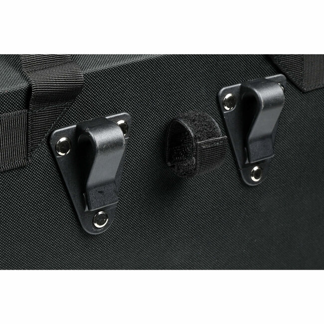 Lastpak Enkele fietstas - gepatenteerde vergrendeling - 17 liter - zwart