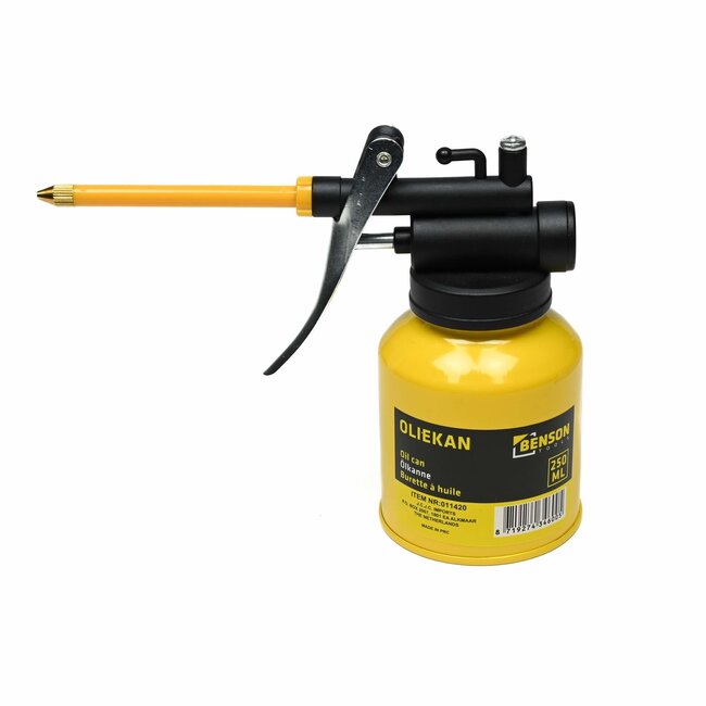 Benson Oliekan met flexibele tuit - 300 ml - blauw - met één hand te bedienen