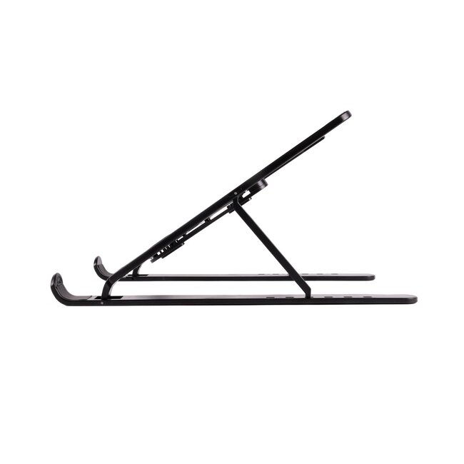 Benson Laptophouder - Tablethouder - Verstelbaar - Opvouwbaar - Zwart - Universeel