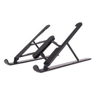 Benson Laptophouder - Tablethouder - Verstelbaar - Opvouwbaar - Zwart - Universeel