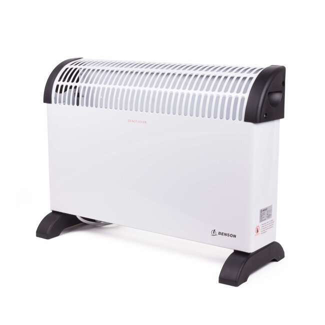 Benson Convector heater - 3 standen - oververhittingsbeveiliging - 25 m² - wit