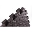 Benson Puzzelmat - Foam Vloertegels - Afneembare Zijkanten - 60 x 60 cm - 4 stuks - Antraciet Grijs