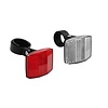Benson Fiets Reflector - Wit Voorzijde - Rood Achterzijde Benson Fiets Reflector - Wit Voorzijde - Rood Achterzijde