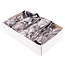 Benson Unisex leesbril - schilpadmotief - veerscharnier - sterkte +3.50 - bruin